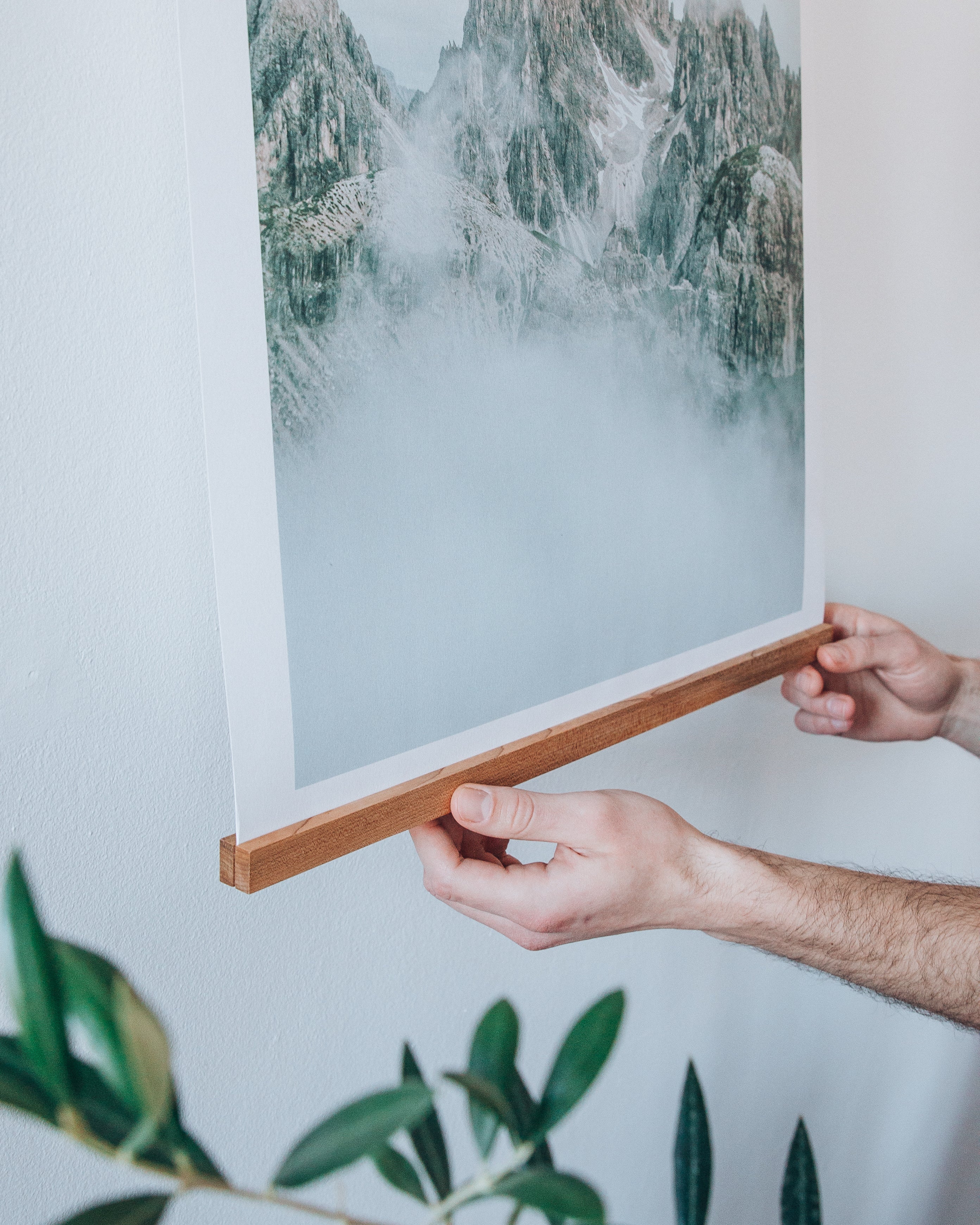 Cadre magnétique en bois d'érable